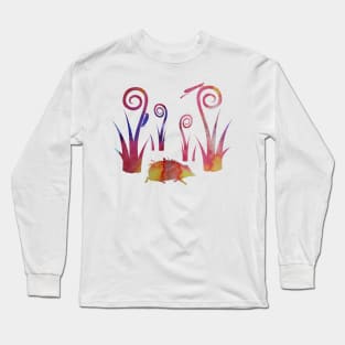 Hedgehog and insects Long Sleeve T-Shirt